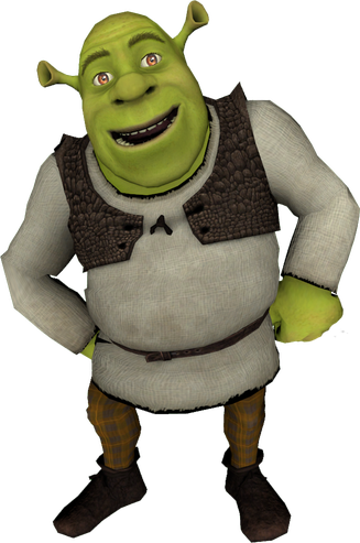 Shrek Png Free Download (black, gray)