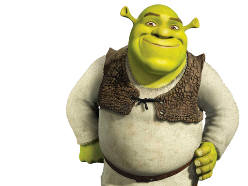 Shrek Png Picture (black, silver, beige)