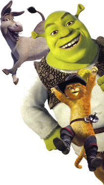 Shrek Png Transparent Image (black, beige, silver)