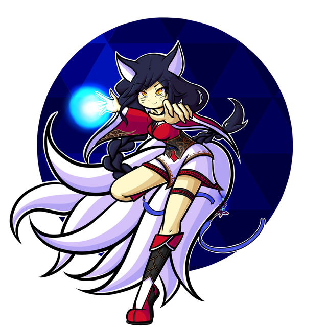 Ahri League Of Legends Png Free Download (white, black, navy)