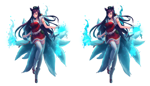 Ahri League Of Legends Png Picture (greenish blue, black)