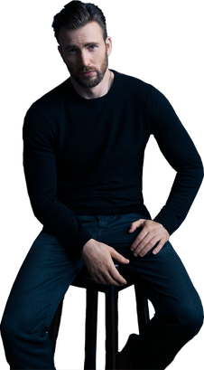 Chris Evans Png Image (black)