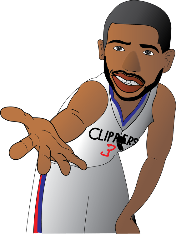 Chris Paul Png Image (black, gray, chocolate, white)