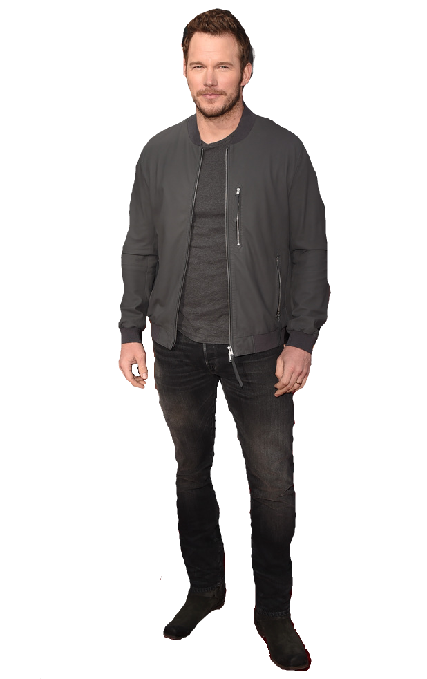 Chris Pratt Png Clipart (black, indigo, gray)