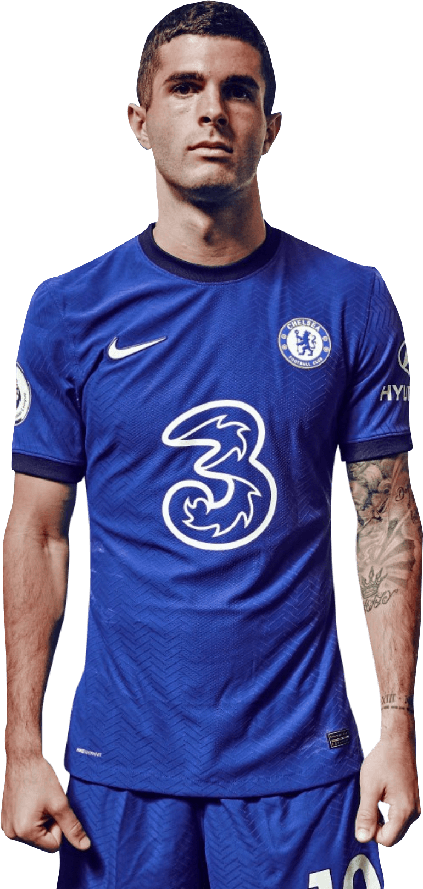 Christian Pulisic Png Transparent (black, indigo, teal)