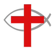 Christianity Png Cutout (gray, black, lavender, red, salmon)