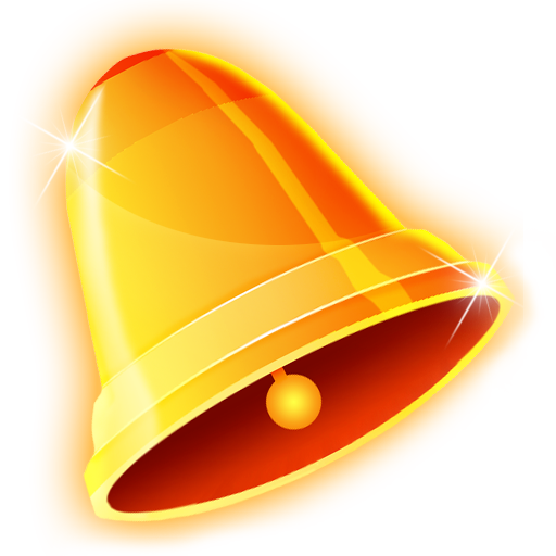 Christmas Bell Sound Free Download Png (white, orange, pink, salmon)