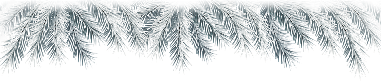 Christmas Branches Png Hd (black, white, lavender)