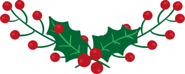 Christmas Branches Transparent Png (black, maroon, green)