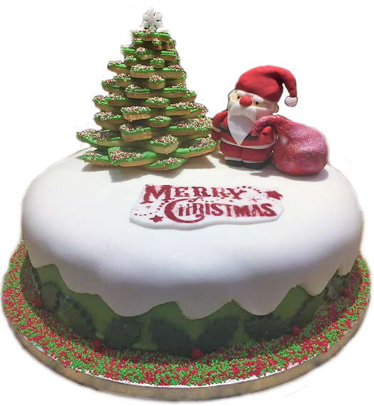 Christmas Cake Png Clipart (black, beige, lavender)