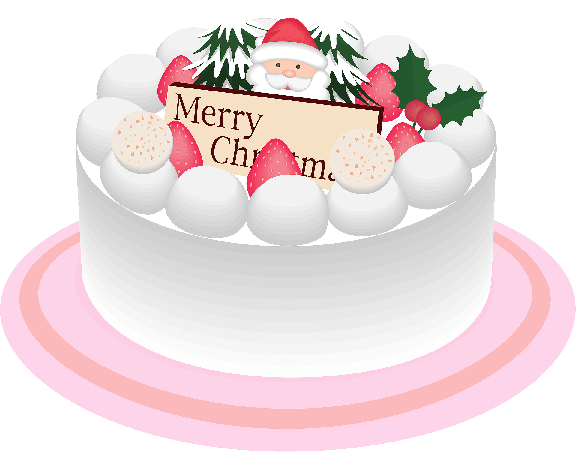 Christmas Cake Png Transparent Picture (pink, gray, silver, lavender)