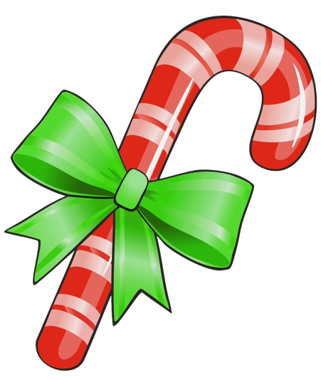 Christmas Candy Cane Png Photos (green, salmon, red, black, lime)