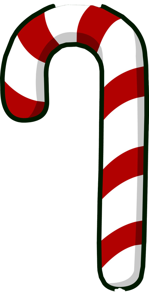 Christmas Candy Cane Png Transparent (black, white, maroon)