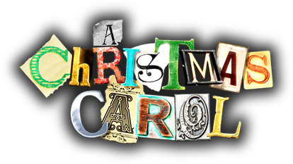 Christmas Carol Word Png Free Download (black, white, silver)