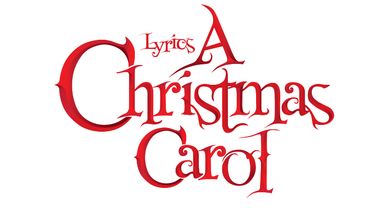 Christmas Carol Word Png Pic (black, white, silver, lavender)