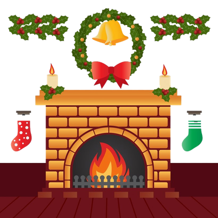 Christmas Chimney Transparent Png (black, chocolate, maroon, salmon)