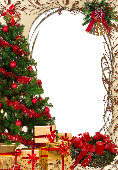 Christmas Collage Transparent Png (black, pink, beige)