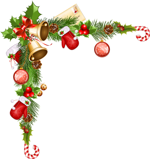 Christmas Corner Png File (black)