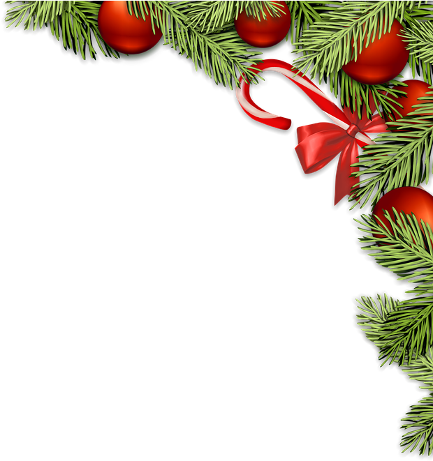 Christmas Corner Png (black, olive, gray)