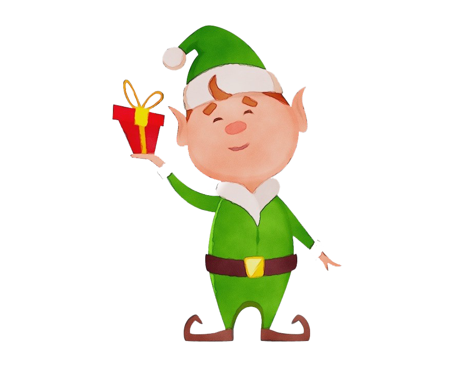 Christmas Elf Download Png Image (salmon, pink, beige, white)