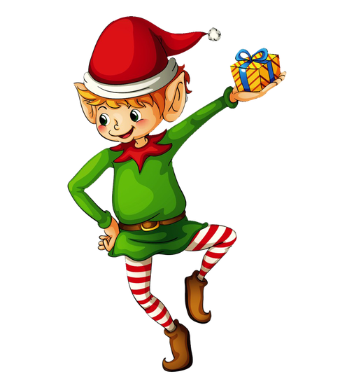 Christmas Elf Png Transparent Image (olive, green, black, red)