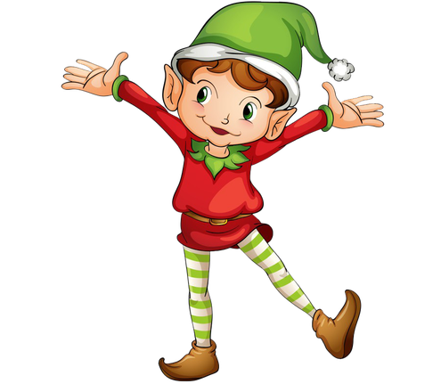 Christmas Elf Png Transparent Picture (gray, chocolate, white, red, black)