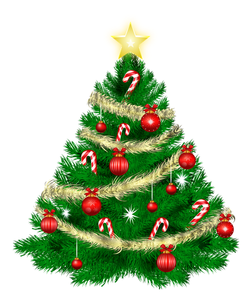 Christmas Fir Tree Bauble Png (green, black)