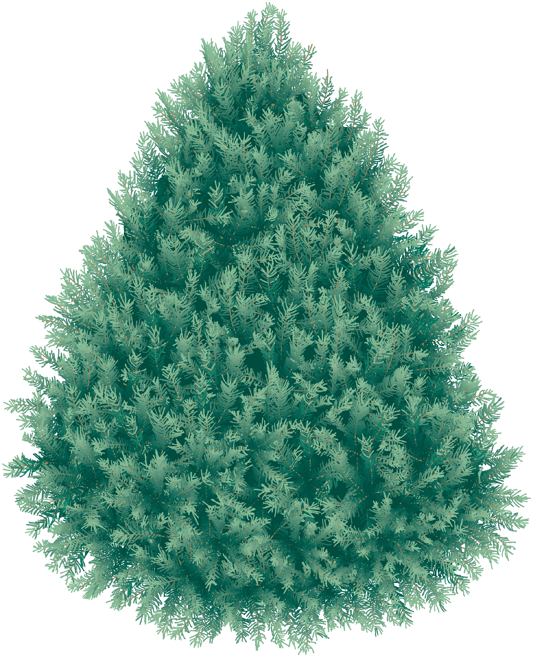 Christmas Fir Tree Png Picture (gray)