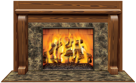 Christmas Fireplace Png Hd (black, olive, maroon)