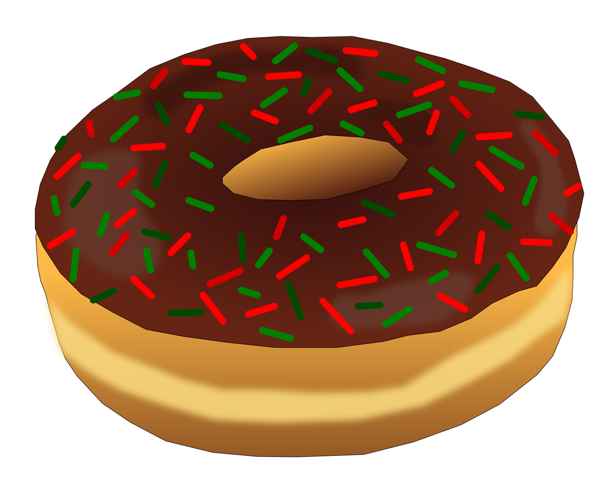 Christmas Food Transparent Png (black, chocolate, maroon, salmon)