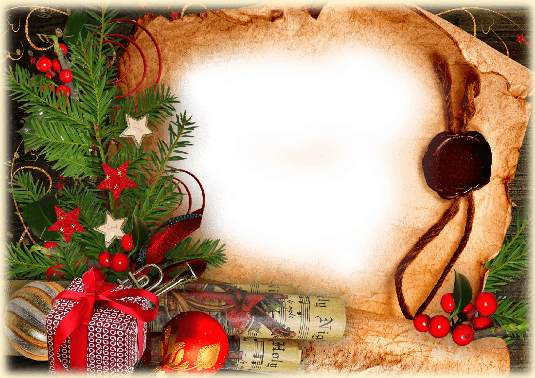 Christmas Frame Background Png (salmon, gray)