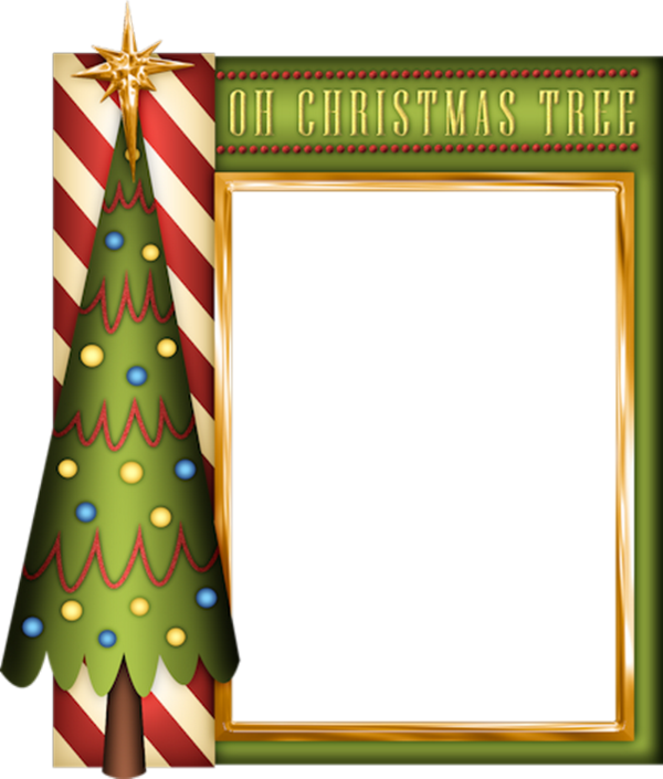 Christmas Frame Png Hd Image (black, green, olive)