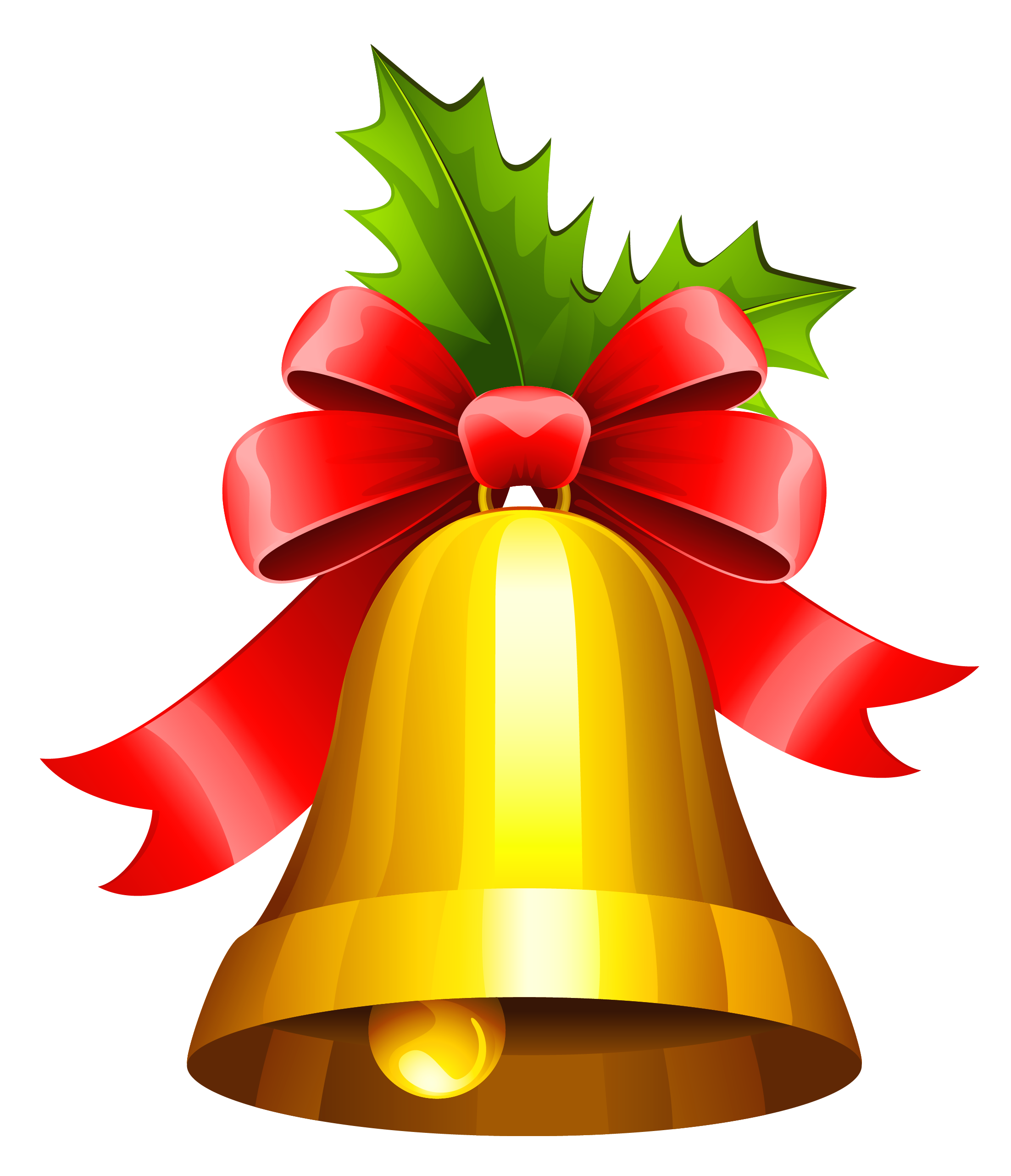 Christmas Golden Bell No Background (olive, gold, maroon, white, orange)