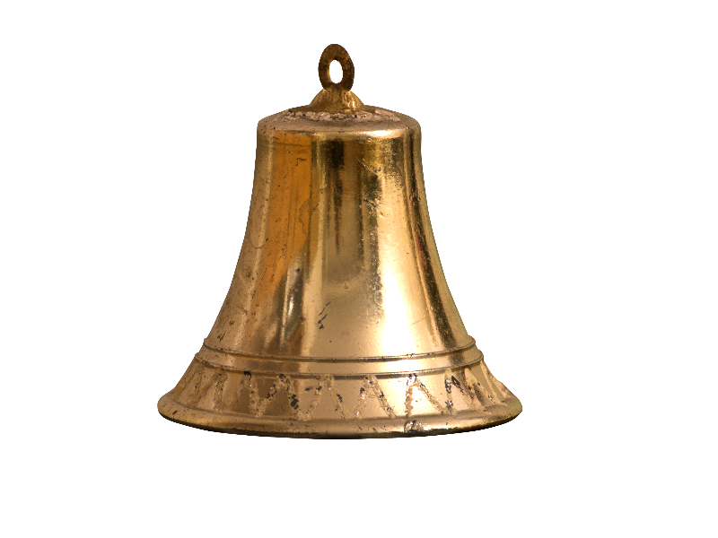 Christmas Golden Bell Transparent (gray, black, olive, white)