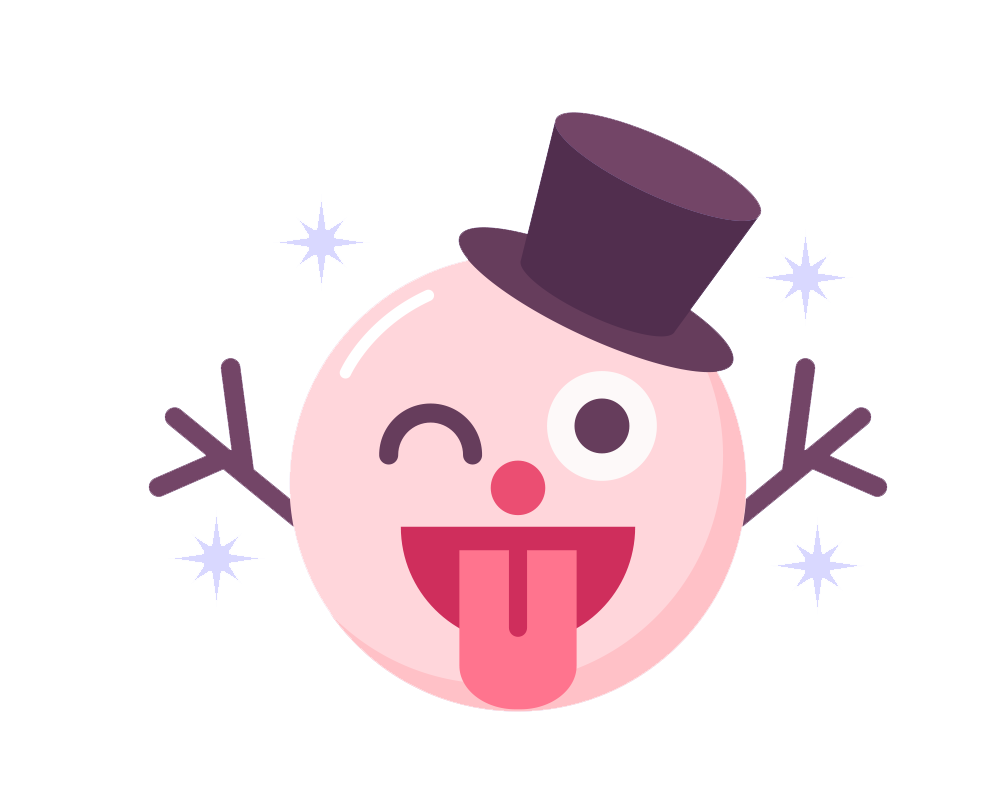 Christmas Holiday Emoji Png Photo (indigo, salmon, black, pink, gray)