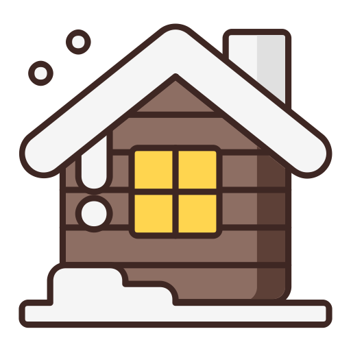 Christmas House Png Hd (maroon, gold, black, gray, white)