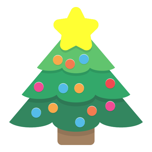 Christmas Kawaii Png Photos (gray, yellow, black, white, teal)