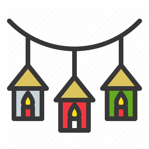 Christmas Lantern Transparent Png (indigo, black)