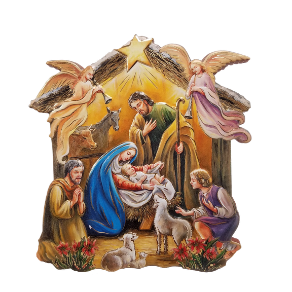 Christmas Manger Png Transparent Image (black)