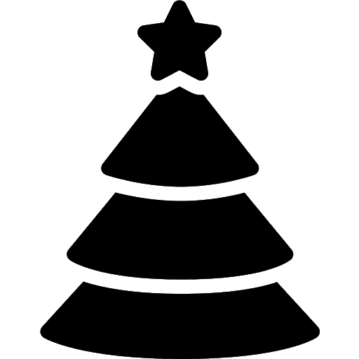 Christmas Minimalist Png Image (gray, black)