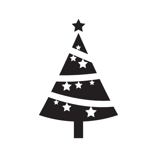 Christmas Minimalist Png Picture (white, black)