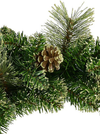 Christmas Pine Cone Png Clipart (black)