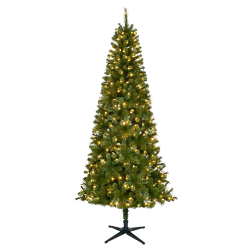 Christmas Pine Tree Background Png (black)