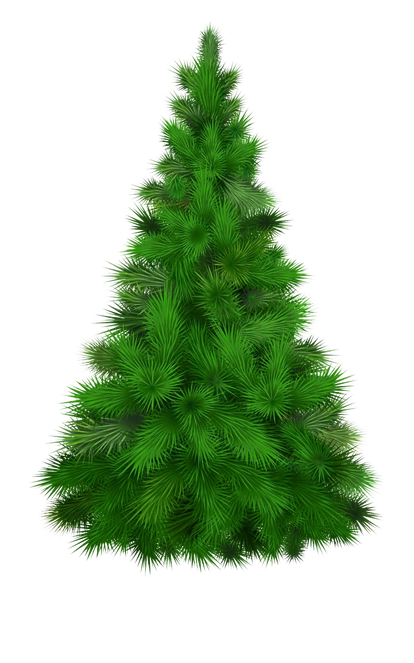 Christmas Pine Tree Transparent Png (green, black)