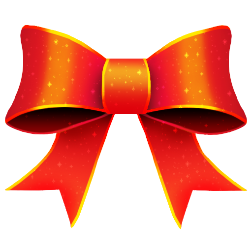 Christmas Ribbon Download Png (orange, maroon, white, black, red)