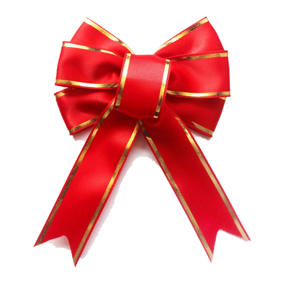 Christmas Ribbon Png File (black, red)