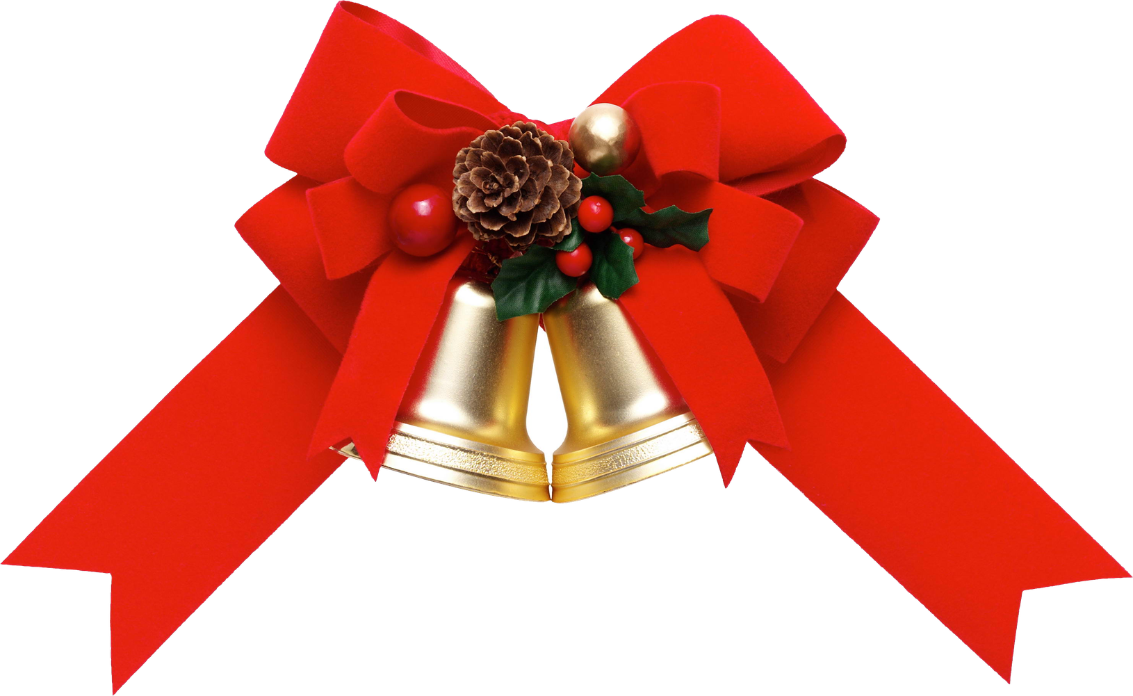 Christmas Ribbon Png Pic (black, red)