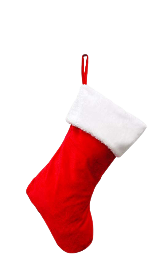 Christmas Stockings Transparent Png (white, lavender)