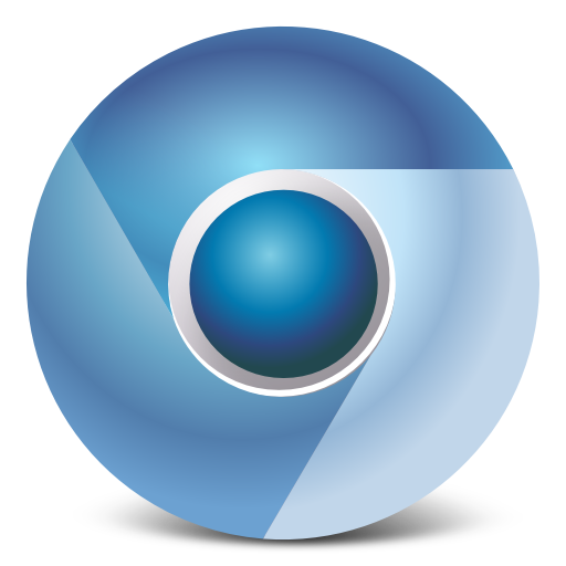 Chromium Browser Png (silver, white, black, gray, lavender)