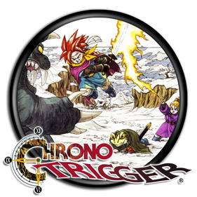 Chrono Trigger Logo Png Hd Isolated (black, white)